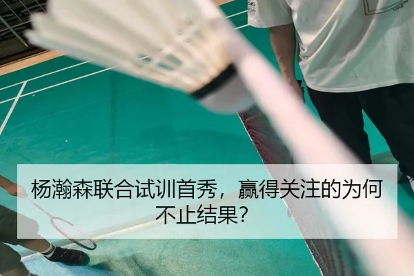 杨瀚森联合试训首秀，赢得关注的为何不止结果？